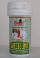 SWEETSLIMM Tanvi Herbal, 30 Ghana Satva Tablets, For Fat Reduction